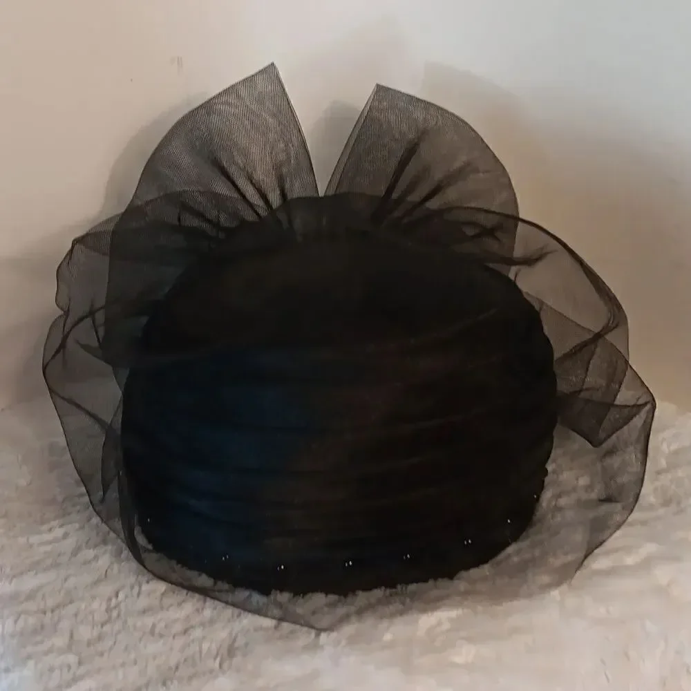 Mr Hi's Classic Beaded Pill Box Hat